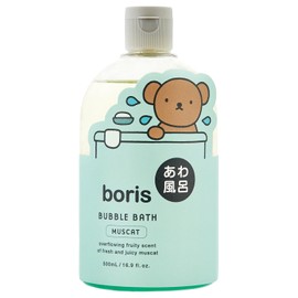 Global Product Planning miffy Boris Bubble Bath Muscat Scent, 16.9 fl oz (500 ml) Bath Salt, Bubble Bath