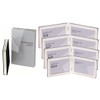 5 X 3.5-inch Silver Flat Edge DOUBLE LANDSCAPE Photo Frames