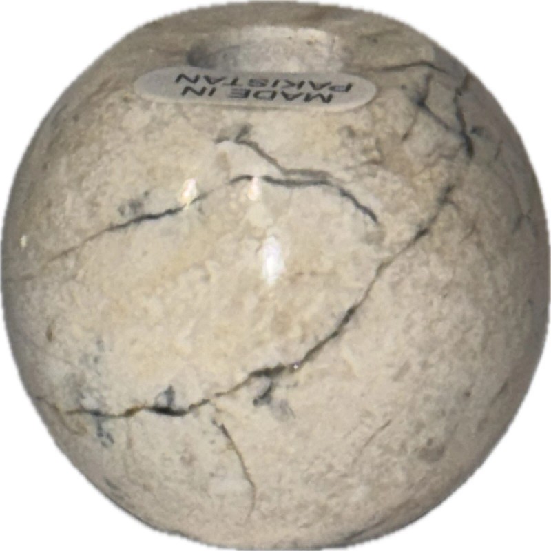 Lamp NEW OLD STOCK 1.5" dia Marble Ball Lamp Spacer
