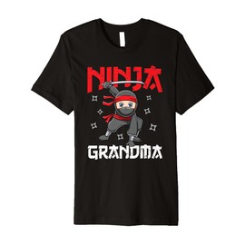 Ninja Grandma Family Matching Ninja Birthday Party Premium T-Shirt