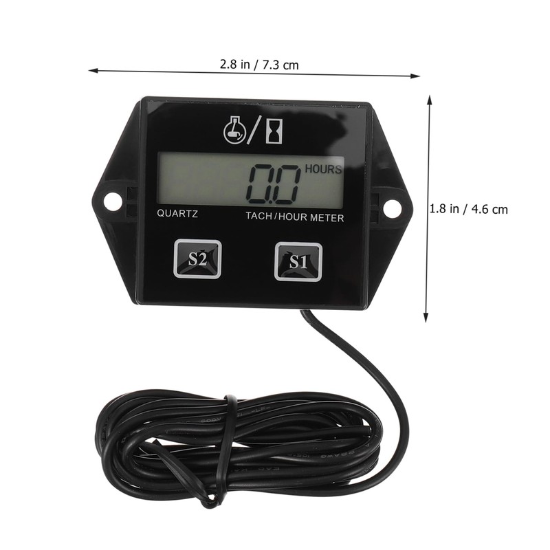 CHILDWEET Engine Motors Accessory Digital Hour Meters Motorcycle Timer Digital