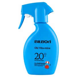 Bilboa Ohi Vita Mine Milk SPF 20, with Multivitamin, Better a Vita Mine Today Than Smoking of Tomorrow, Waterproof, Dermatologically Tested, 200 ml