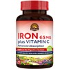 Vitalitown Iron Supplement for Women Men, Hign Potency 65mg Iron