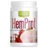 Hemprot bote de 1kg, Malteada en polvo, alta el albmina de huevo con alto contenido de caloras (400cal) y 20 gramos de protena por toma. (fresa)      