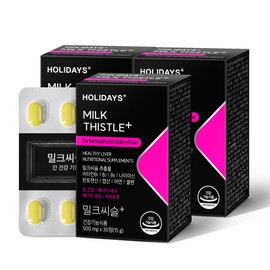 Holidays Milk Thistle Plus 30 tablets, 3 boxes (3 month supply) / 홀리데이즈 밀크씨슬 플러스 30정 3박스 (3개월분)