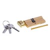 Profile Knob Cylinder Profile Cylinder Lock Cylinder with Knob, Brass