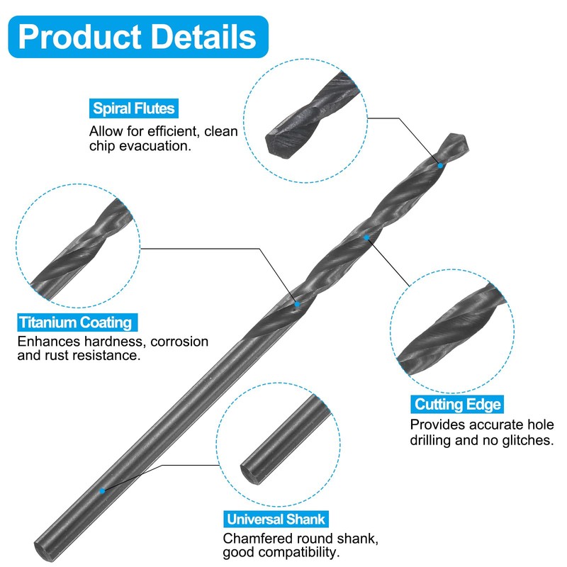 sourcing map Tap and Drill Bit Set, 1pcs M3 x