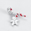 YQSLIN Christmas Candy Cane Charm Christianity Jesus Christ Bead Charms