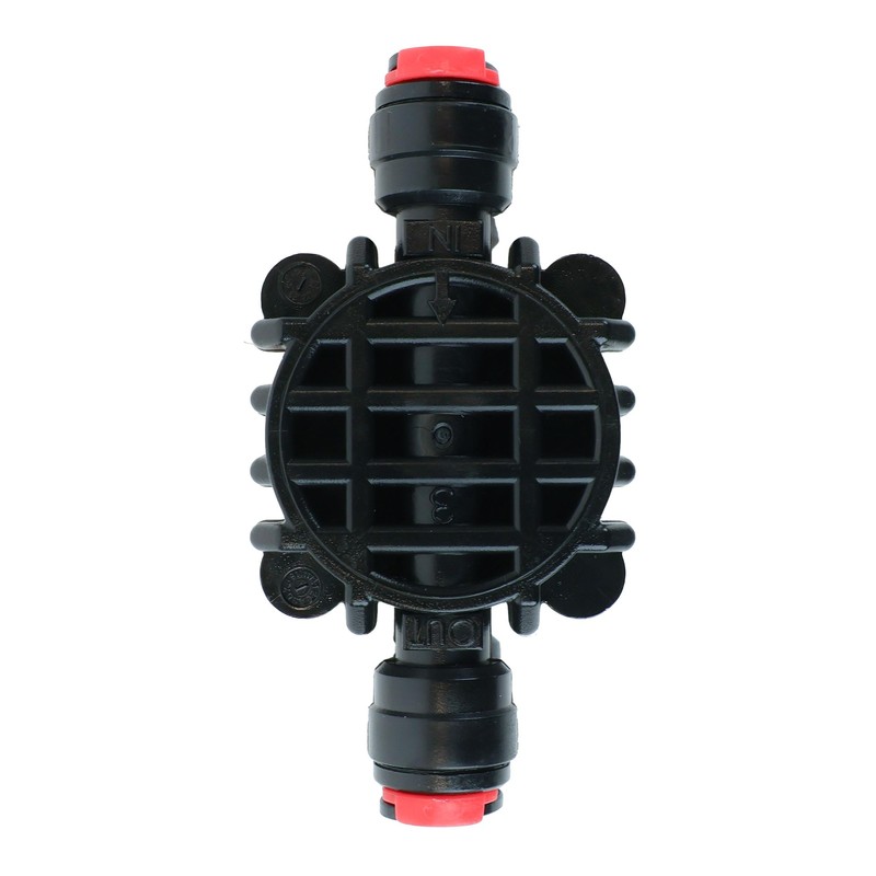 ASV-204E-ALC Automatic Shutoff Valve for RO Systems, 1/4" Quick-Connect, Includes