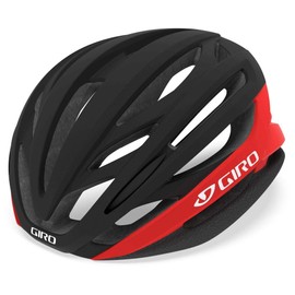 Giro Syntax MIPS Adult Road Cycling Helmet - Matte Black/Bright Red, Medium (55-59 cm)
