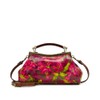 Patricia Nash Kelmscott Frame Satchel (BOUGAINVILLEAS ALONG THE COAST)