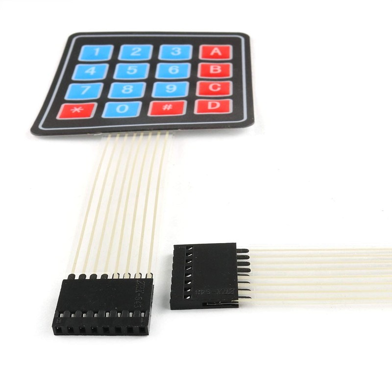 E-outstanding 4x4 Keypad 2PCS 16 Key Self Adhesive Membrane Matrix