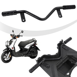 Mokuo Motorcycle Highway Extend Footrest Bar in Heavy Iron Material Come with Foot Peg,Compatible with YAMAHA Zuma 125 2009-2014,Black Color