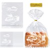 90 PCS 11"x 14" Bread Loaf Packing Bags with Bottom