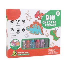 Rifuli # Window Art for Kids, Suncatcher Kits, DIY Window Paint Art, Crystal Pendant Set, Arts and Crafts Kits for Kids Ages 3 and up, Make Your Own (E, One Size)