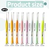 8PCS Crochet Hooks Set Soft Rubber Handle Crochet Hooks Macaron