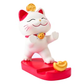 Cyrank Cute Cell Phone Stand, Cat Cell Phone Stand Cute Cat Desktop Cell Phone Stand Animal Smartphone Holder Portable Cell Phone Stand Holder(#1)