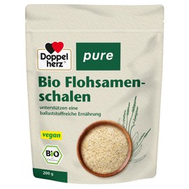 Doppelherz Pure Organic Psyllium Husks | Tasteless - To support a diet rich in fibre - 200 g