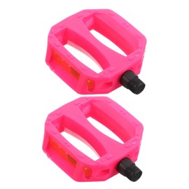KICHOUSE 1 Pair Bike Pedals Spindle Skid Cycling Pedals for Childrens Bicycles Tricycles Mountain Easy to Install with Reflectors Comfortable Fit