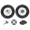 2.50-10 Front Rear Wheel Pair Set for CRF50 XR50 BBR