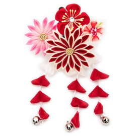Kyoetsu Hair Ornament, Flowers, For Shichi-Go-San (05)
