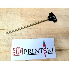 3D PRINTSKI Brass Squib Rod - pistol length -9MM- solid brass rod