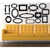 Simple Wall of Frames Vinyl Wall Decal Set