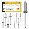 Mywish 210Pcs Aluminum Steel Blind Pro Rivets Assortment Kit, 8