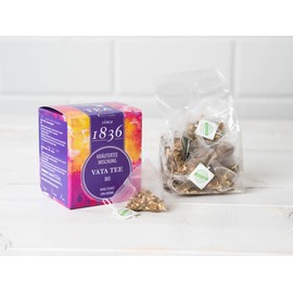 Since 1836 - Ayurvedic Herbal Tea Vata - Cinnamon, Ginger & Fennel - 15 Pyramid Bags