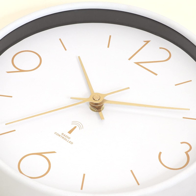 Fuji Boeki 28191 Wall Clock, Width 10.0 x Depth 1.8