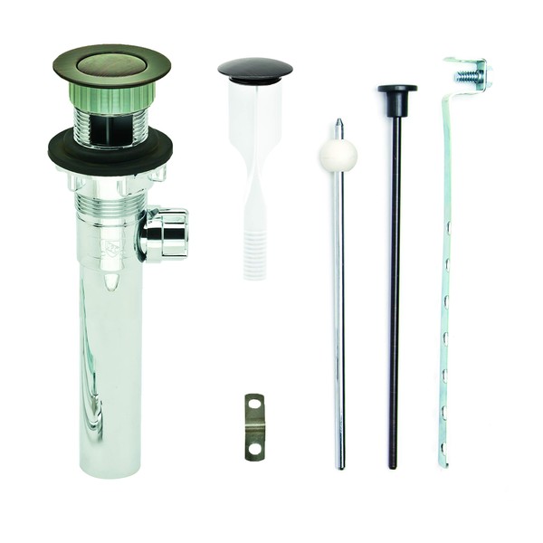 PF WaterWorks PF0324-ORB-CH Never Clog Sink/Lavatory ABS ClogFREE Universal Pop-Up