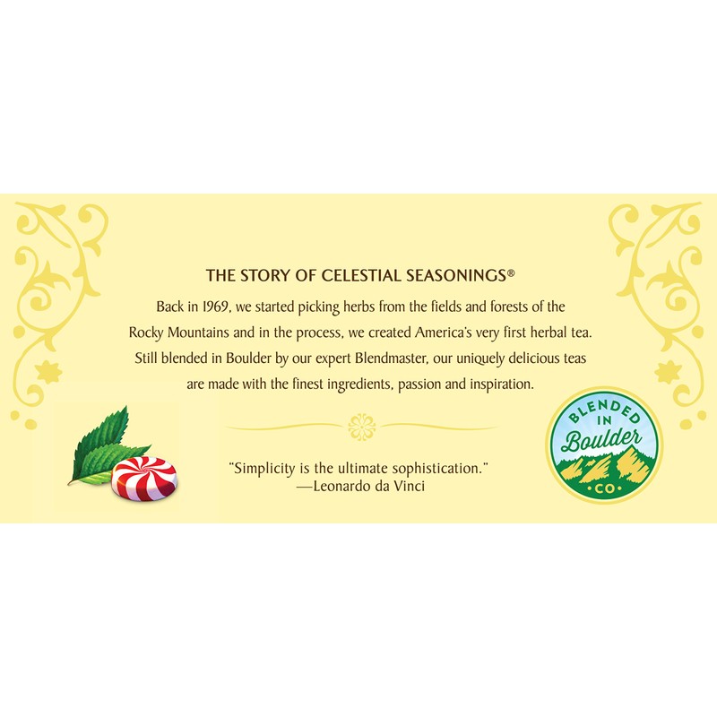 Celestial Seasonings, Tea, Peppermint, 20 ct