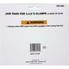 Jaw Pads for 3, 4, 6" C-Clamps (2 Pair of