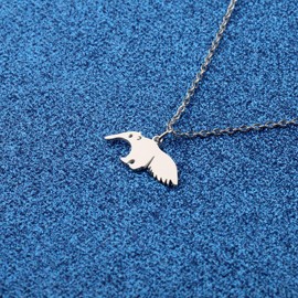 WUSUANED Anteater Necklace Mammal Jewelry Anteater Lover Gift Animal Lover Gift Wildlife Animal Gift