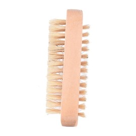 Healvian 2pcs Wooden Spa Massage Brush Double-sided Body Exfoliating Shower Scrubber for Smooth Skin Natural Lotus Nail Brush for Spa and Shower Use