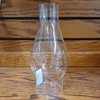 Clear Glass Lamp Chimney, Replacement Hurricane Globe Measures 2 3/8