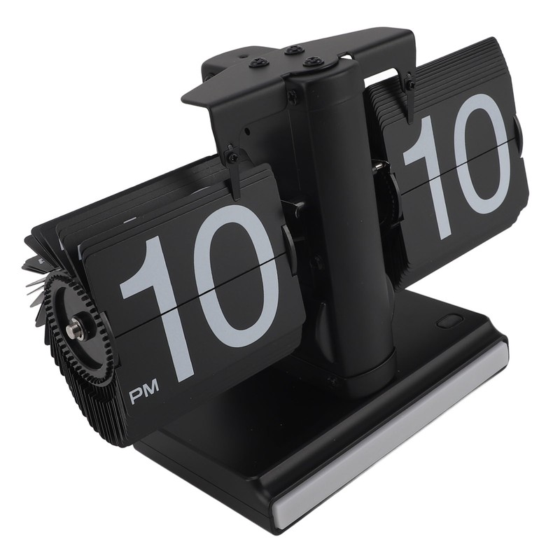 Retro Digital Flip Down Clock Battery Powered Flip Desk Clock