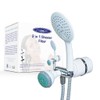 Crystal Quest Luxury Shower Power Handheld & Shower Head Combo