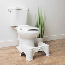 Squatty Potty Original Toilet Stool 2.0 Base 7", White, 1 Count