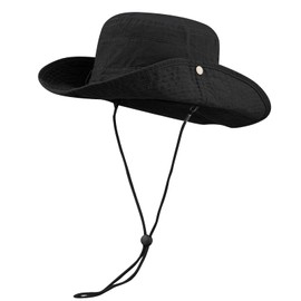 Clape Unisex Cotton Boonie Hat Wide Brim Bucket Hat Outdoor Camping Hat Sun Protection Hat Foldable Fishing Hiking Hat