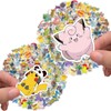 GTOTd Cartoon Stickers (100 Pieces with Keychain Keyring Decor) Gifts