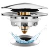 Anlige Bathtub Drain Stopper, Pop Up Tub Stopper and Cover,