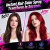 Temporary Red Hair Color Spray for Kids Women Men (Red,
