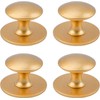 MOROBOR Adhesive Cabinet Knobs, 4pcs Self-Stick Instant Kitchen Cabinet Knobs