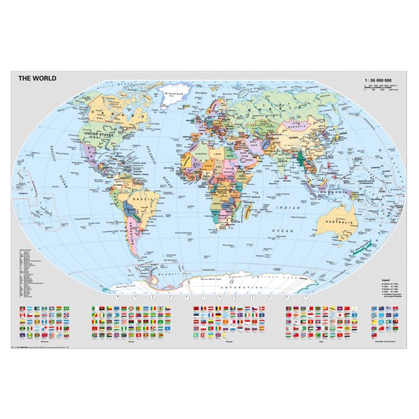 Ravensburger Puzzle 12000065 - Political World Map - 1000 Pieces