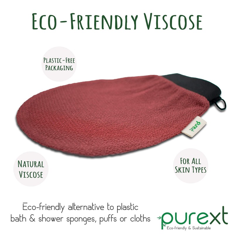 PureXT Exfoliating Glove - Kessa Hammam Body Scrubber - Fake