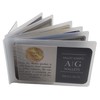 AG Wallets Set of 2 Clear Premium Quality Wallet Insert
