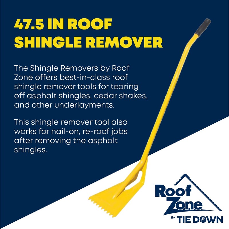 Tie Down 13827 Steel Shingle Remover, 47.5" Length (Pack of