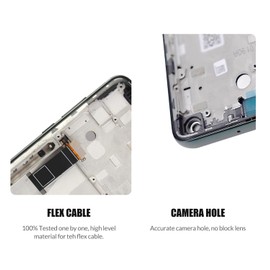 Replacement for Motorola Moto G Stylus 5G 2021 LCD Screen with Frame for Moto XT2131-1 XT2131-4 XT2131-2 XT2131-3 XT2131DL LCD Display Screen Touch Digitizer Assembly with Repair kit (with Frame)