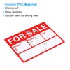 PATIKIL For Sale Sign, 6Pcs 12"Lx9"Wx0.01"T Self-Adhesive For Sale Signage